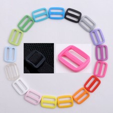 25mm Plastic Strap Tri-glide Buckle Adjuster Clip Belt Cord Webbing Bag Slider