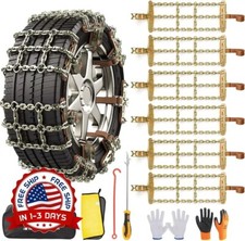 Cadenas de nieve Universal para coche antideslizante de acero inoxidable LLantas