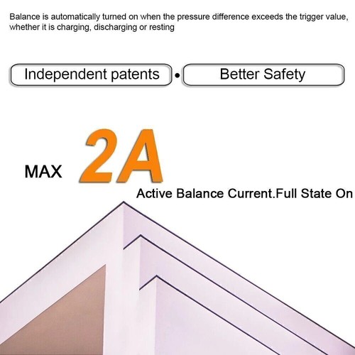 JK Smart BMS 4S-8S 200A LiFePo4 Li-ion Battery BMS w/2A Active Balance BT /RS485 - Bild 10 von 29