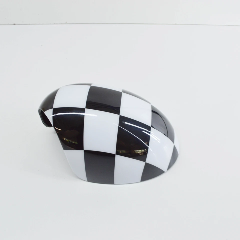 MINI COOPER R56 Front Left Door Mirror Cover Checkered 51160415117 NEW GENUINE - Image 4 of 4