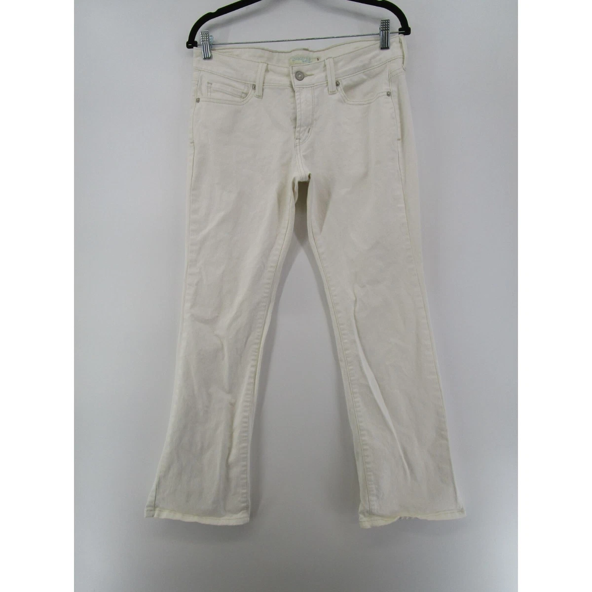 Womens levi clearance white bootcut jeans