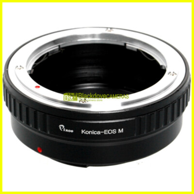 Konica Lens Adapter on Canon EOS M Mirrorless Cameras. adapter.