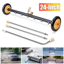Pressure Power Washer Undercarriage Under Car Cleaner 24" 4000 PSI Water Broom
