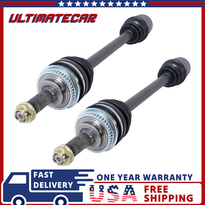 Set 2 Front CV Joint Axle Shaft For Subaru Baja Forester Impreza Legacy Outback