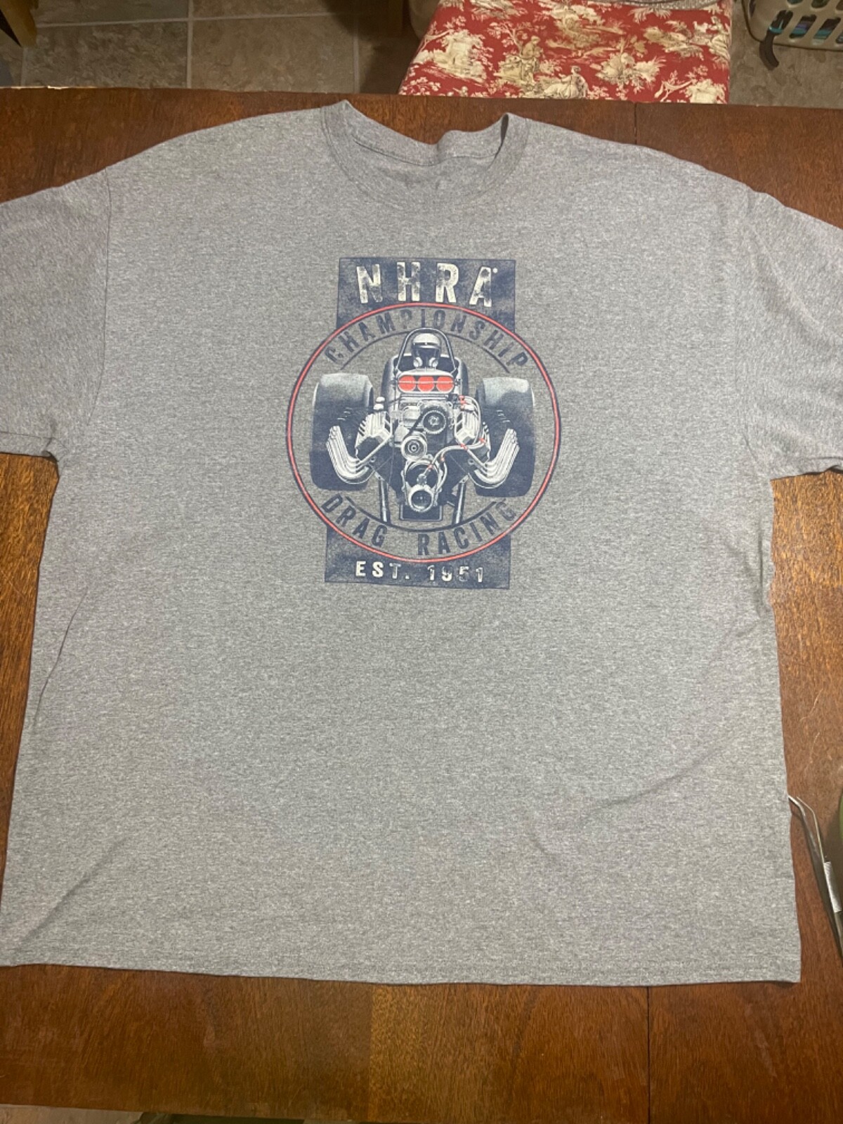 NHRA Championship Drag Racing (rail) t/shirt 2XL