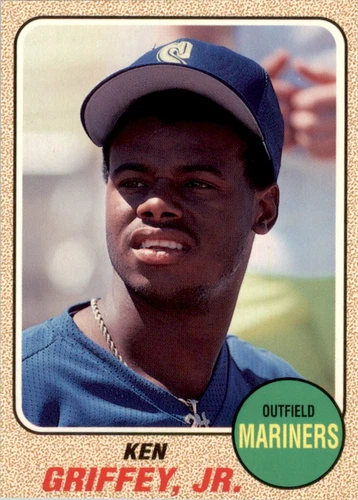 1993 Baseball Card Magazine '68 Topps Replicas #SC37 Ken Griffey Jr. Mariners
