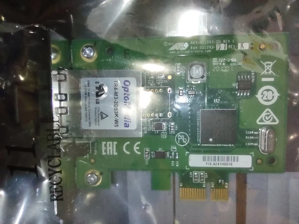 Allied Telesis AT-2911SX/SC 2911 1000SX SC PCI Express Gigabit X1 Network Card - Image 4 of 4