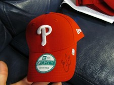 Ernesto Frieri Autographed Phillies Hat MLB Cert 