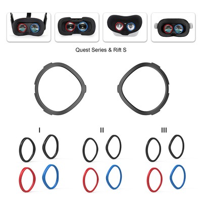 For Meta Quest 3S 2 Rift S VR Headset Glasses Anti-Scratch Rings Lens Protector