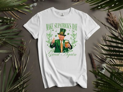 Donald Trump Beer Make St Patricks Day Hoodie Tshirt Herren Damen Unisex AD796