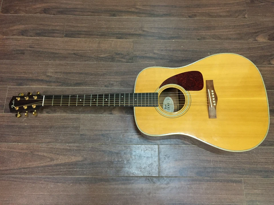 Vintage Fender 800 SX Acoustic Guitar Handcrafted with TKL Hardshell Case  - Image 2 of 4
