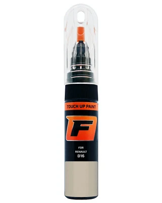 FIRANTO Stylo de Retouche pour RENAULT D16 BLANC IVOIRE peinture de voiture