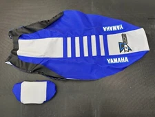 New D Cor Ribbed Seat Cover Blue Grey For 2014-2018 Yamaha YZ250F 2014-17 YZ450F