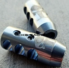 .308 Stainless Steel Muzzle Brake 5/8-24 TPI 5/8x24 Punisher Compensator Comp