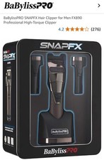 BaByliss PRO FX890 SnapFX Clipper w/ Snap In/Out Dual Lithium Battery System NEW