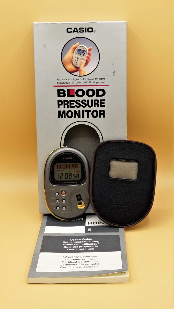 Casio HBP-500 Blood Pressure Monitor, vintage, en estado como nuevo!!!