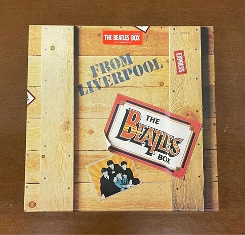 THE BEATLES / Box From LIVERPOOL 8 LP Vinyl 1980 EMI Compilation, Stereo Japan