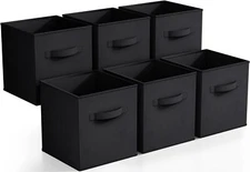 Sorbus Foldable Storage Cube Basket Bin - 6 Pk