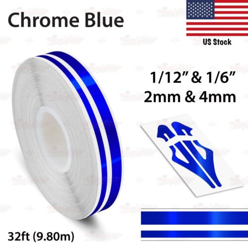 1/12" & 1/6" PIN STRIPES Car Motorcycle Truck Twin Lines TAPE Vinyl Stickers - Bild 45 von 51