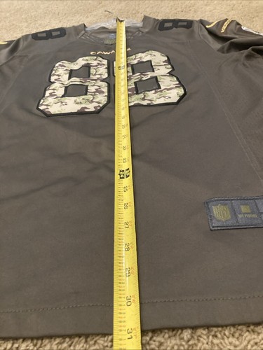 MAGLIA DEZ BRYANT DALLAS COWBOYS NFL SALUTE AL SERVIZIO NIKE CAMO # TAGLIA LARGE - Foto 11 di 11