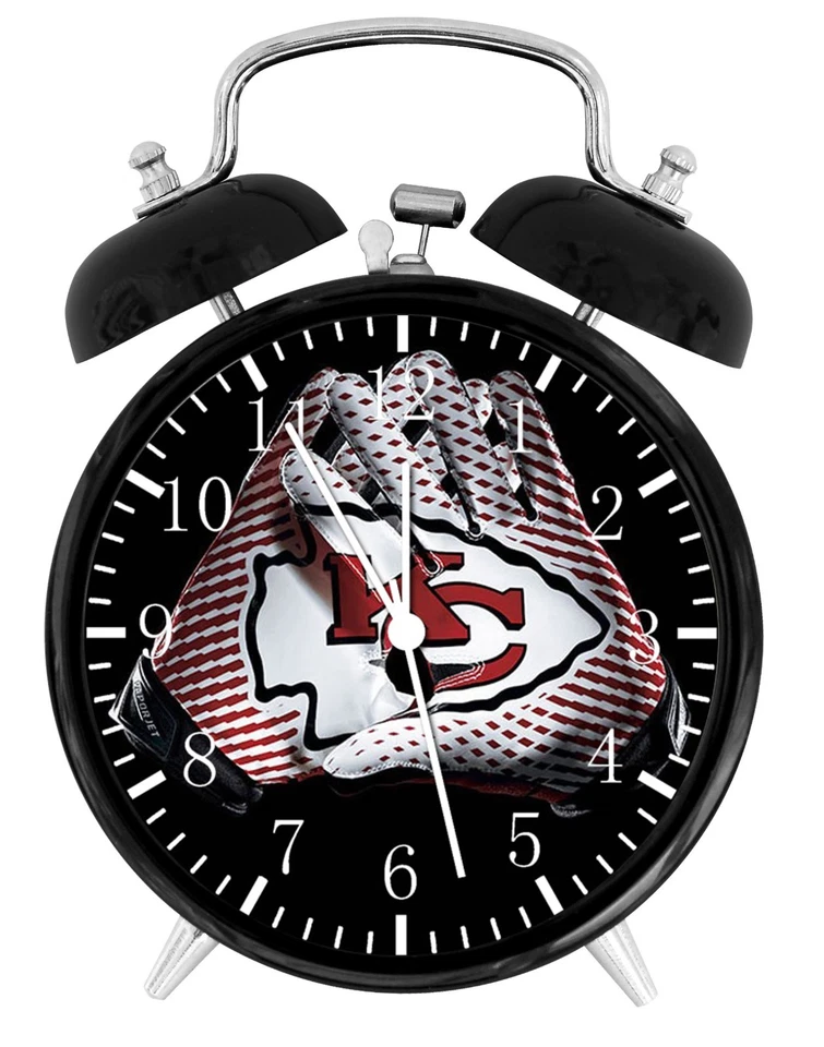 DEKAD Kansas City Chiefs Football Alarm Desk Clock Home Decor F121 Nice Gift