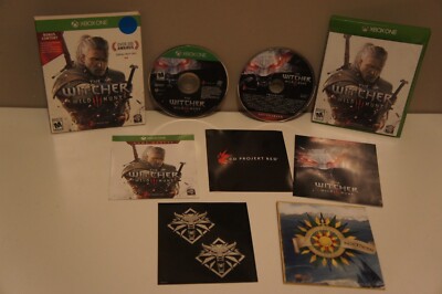 The Witcher 3: Wild Hunt (Microsoft Xbox One) With Soundtrack & Slip Cover