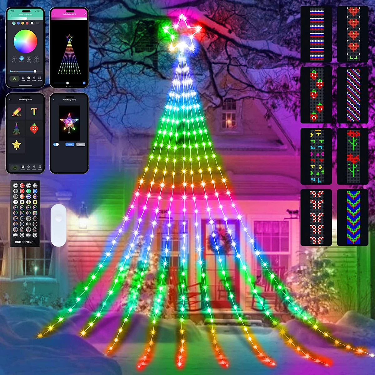 Outdoor christmas star large deals