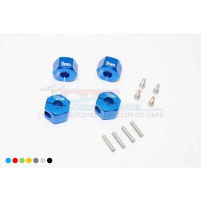 For Traxxas 4-TEC 2.0/3.0-ALUMINUM HEX ADAPTERS 9MM THICK- 4 PC SET