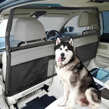 Dog Barrier for SUV, 50" Pet Car Barrier Behind Front Seat for SUV, Truck, Do...