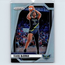 2024 Panini Prizm WNBA Teaira Mccowan #105 Silver Prizm Dallas Wings