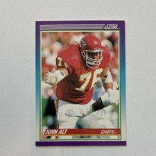 Score 1990 John Alt #176 Kansas City Chiefs Football Card Rookie. rookie card picture
