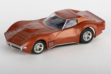 AFX 22047 HO 1971 Corvette 454 Ontario Orange Mega G MegaG Plus Slot Car