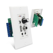 Wall Amplifier with Bluetooth 4 Channels Volume Control Wall Plate with USB/M...
