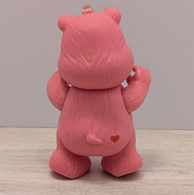 Vintage 1980s Care Bears Love‑a‑Lot Bear Figurine Pink Double