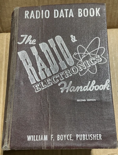 Radio Electronics Data Book 1950 William Boyce Joseph Roche 2nd Edition Book
