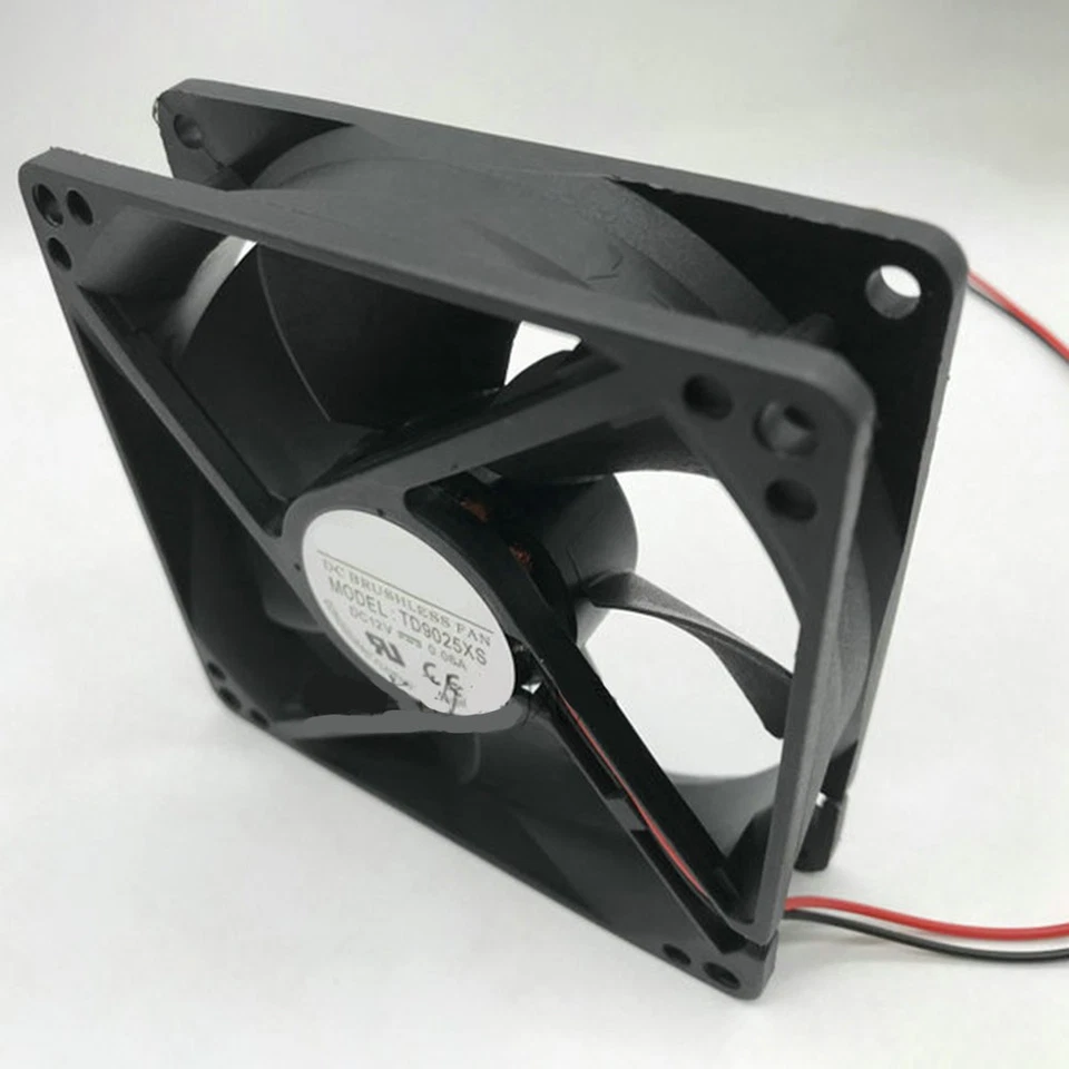 For TONON TD9025XS 12V 0.08A 9CM 92*25MM Refrigerator Silent Cooling Fan 2pin - Image 2 of 3