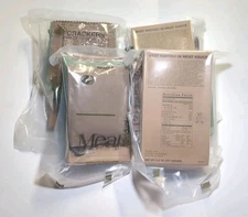 LOT of FOUR (4) BEEF RAVIOLI Sopakco Ready-To-Eat Meal Individual MRE 2014 
