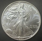 1993 American Silver Eagle .999 Fine Silver US $1 Coin Brilliant Uncirculated