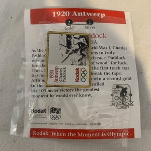 Kodak Olympic Pin Antwerp 1920