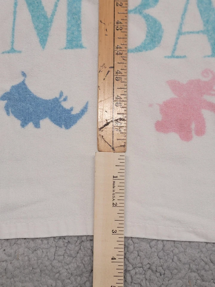 Toalla vintage Rey León Simba juvenil años 90 película Disney dibujos animados playa coleccionable Foto 4 de 4