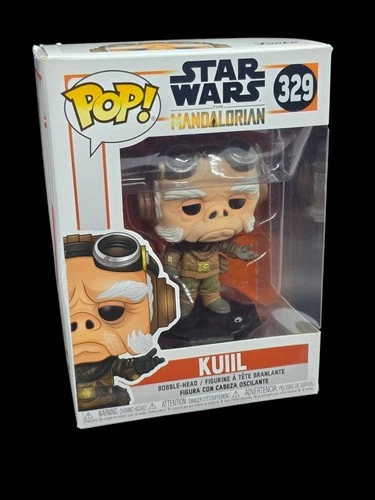 Funko Pop Star Wars The Mandalorian #329 Kuiil New In Box Minor Box Flaws