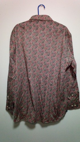 Camisa Joseph Abboud Calce Clásico Hombres L Cachemira Algodón Elástico Nueva - Imagen 5 de 9