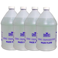 Four Gallon Bottles of Chauvet DJ HFG Haze Fluid