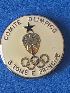 2004 Athens Olympic Pin NOC Team Pin Sao Tome & Principle