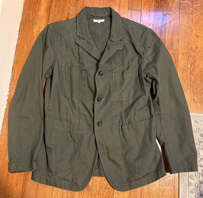 Engineered Garments bedford jacket green olive cotton small