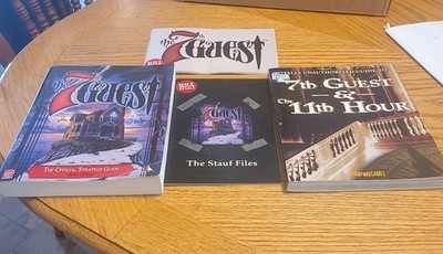 The 7th Guest Strategy Guide by DeMaria & Unauthorized Guide Lot w/ some Inserts