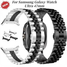 For Samsung Galaxy Watch 8 40/44mm 8 Classic/ Ultra 2025 47mm Metal Band Strap