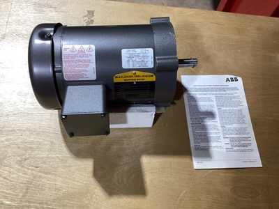 #ad Baldor Reliance Electric Motor 3 Phase 0.75 HP 575 V 3450 RPM Cat. No. VM3541 5 $165.00