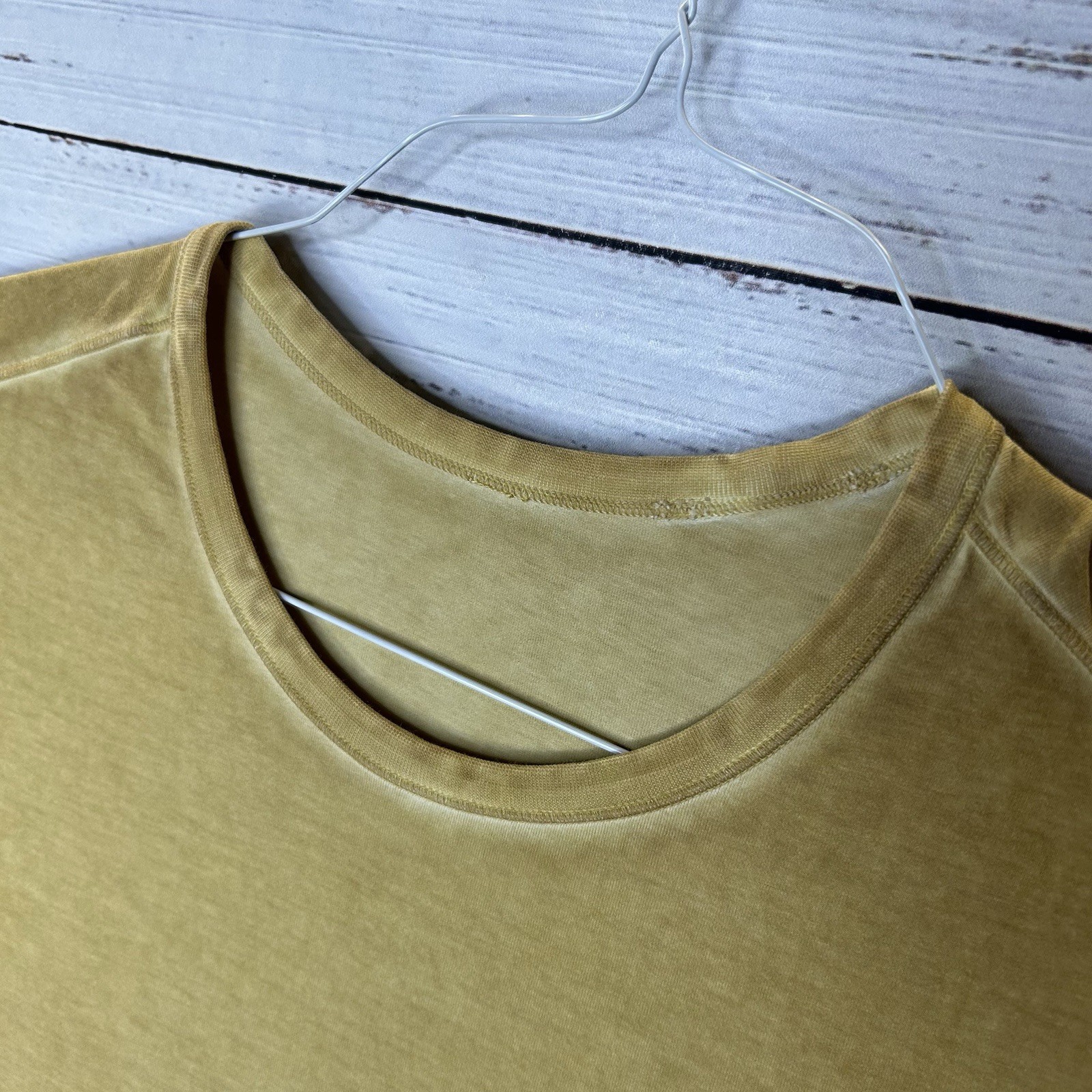 Lululemon 5 Year Basic Tee Washed Gold Short Slee… - image 2