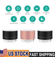 Portable Bluetooth Speaker Rechargeable Wireless Stereo Bass USB/TF/FM Mode